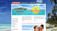 Desktop Screenshot of islandrayz-tanning.com