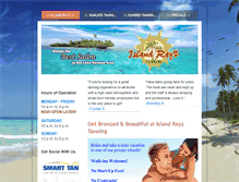 Tablet Screenshot of islandrayz-tanning.com